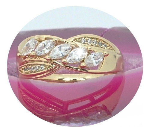 *anillos Amor Compromiso Novia Mujer  Mamá Joyería Oro 24k