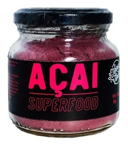 Acai En Polvo Terra Verde Super Alimento - 80 Gr