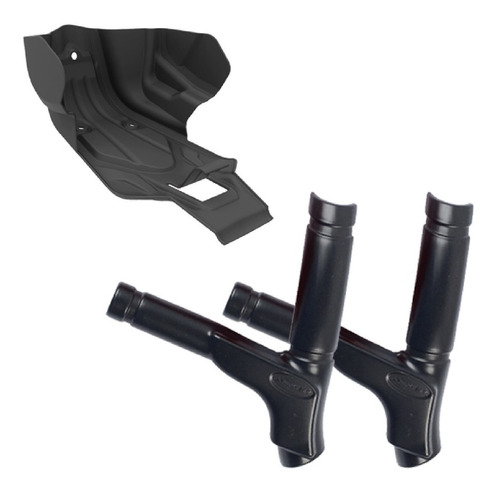 Kit Protetor De Motor / Quadro Crf 230 Anker Preto 