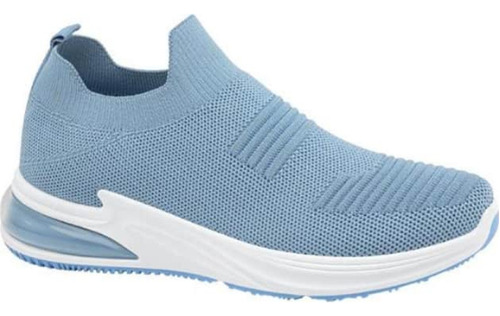 Tenis Urbano Slip On Next & Co 1693 Azul Mujer