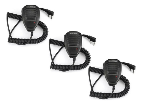 X3 Microfono Auricular Baofeng Altavoz Radio Walkie Talkie