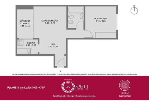 Imagen 5 de 30 de 2amb · 40m² · Al Fte! Cocina Nueva! Lav Indep! Pb! Bajas Exp! Oport Viv Ó Inv!