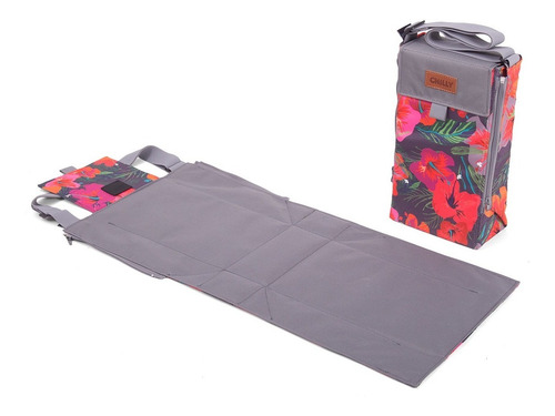 Imagen 3 de 10 de Bolso Matero Desplegable Diseño Hibiscus Chilly