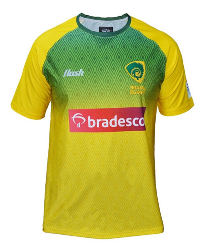 Camiseta Selección Brasil Oficial Rugby Flash Original