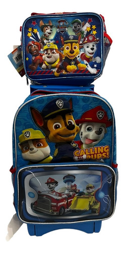 Mochila Paw Patrol Mod 32 Primaria Lonchera