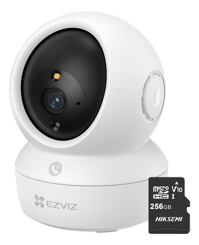 Ezviz Mini Cámara De Seguridad H6cpro-plus-256 Ip Pt 4 Mp Conexión Wi-fi + Seguimiento Inteligente Con Audio De Dos Vías Visión Panorámica Memoria Mircrods De 256gb Ideal Para Uso En Interior