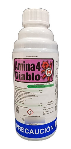 Amina Diablo 1lt, Herbicida Control De Maleza De Hoja Ancha