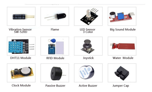 Imagen 5 de 8 de Starter Kit Uno R3 Premium Pro Compatible Arduino