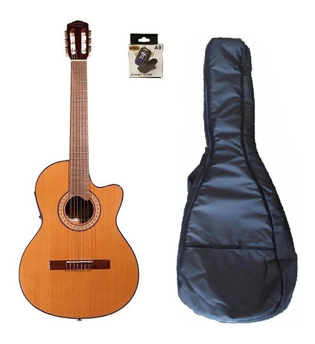 Guitarra Criolla Gracia M8 Con Eq Fishman Funda Afinador