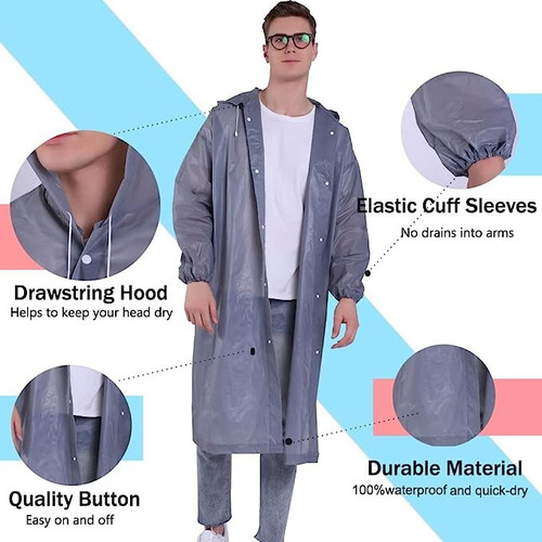De Cubrezapatos Silicona Impermeable Lluvia+chubasquero