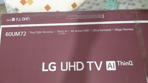 Imagen 3 de 6 de Tv LG Uhd Al Thinner 60um72 4k