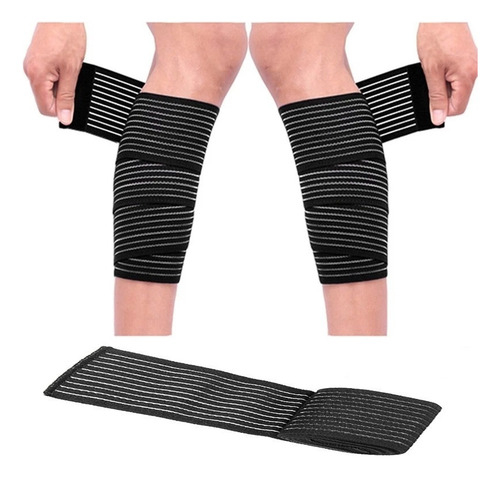 Kit 2 Bandas Deportivas Elásticas De Alta Compresión Para Mu