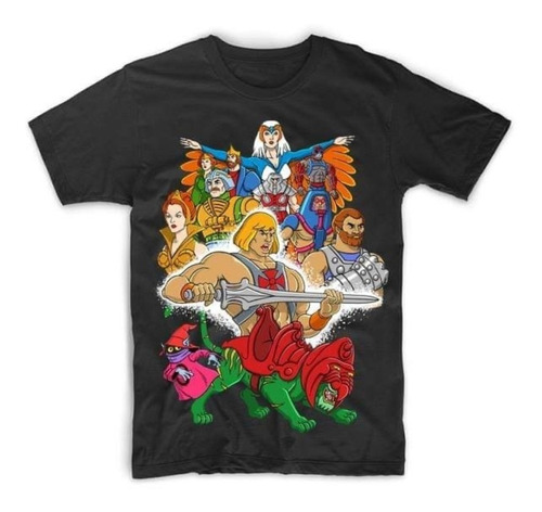 Remera Clasica Retro He-man Serigrafia Algodon Premium