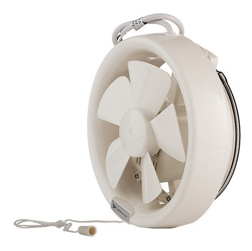 Imagen 7 de 10 de Extractor De Aire Mylos 6 Pulgadas Blanco Masterfan Cristal