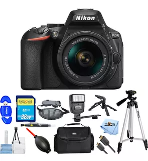 Cámara Dslr Nikon D5600 De 24.2 Mp Incluye Lente 18-55mm