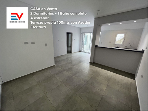 Venta. Cofico. Casa / Departamento 2 Dormitorios Con Terraza De 100 Mts Con Asador