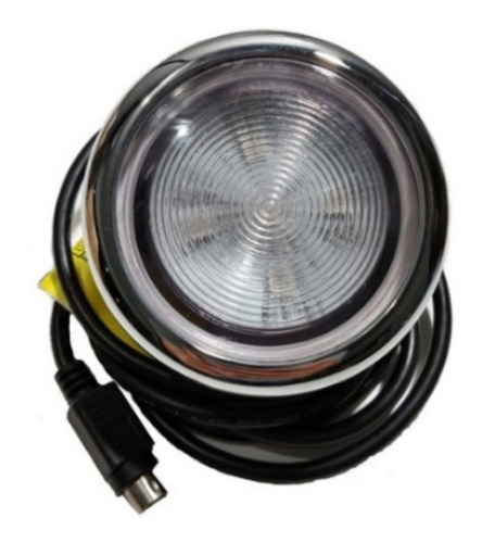Iluminacao Banheira Spot Led Em Abs P/ Cromoterapia Sanspray Estrutura Cinza