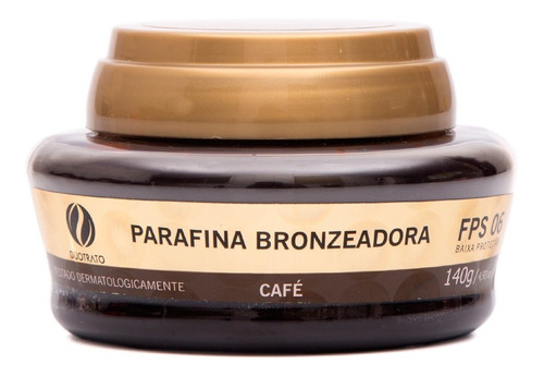 Parafina Bronzeadora Natural Duotrato Café 140g Profissional