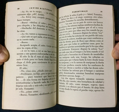 Pubertinaje. Javier Alatorre. 1a Ed. Firmado (Usado)