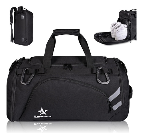 Estarer Bolsa Gimnasio Deportiva Para Hombr 55 Litro Zapato