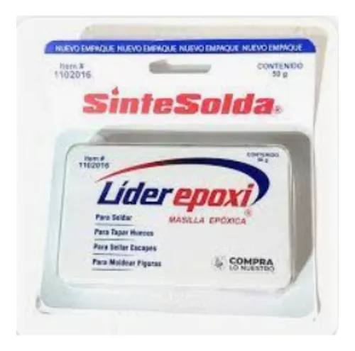 Masilla Epóxica Sintesolda líder x 100 gr