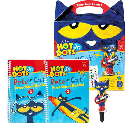 Hot Dots Jr. Pete The Cat  Juego De Rocas Preescolar...