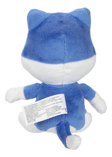 Peluche World Of Nintendo Cat Toad Mario Bros Color Azul