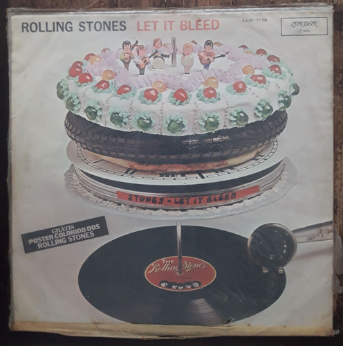 Vinil (g/+) Rolling Stones Let It Bleed 1a Ed Br Mo 1970 Sw