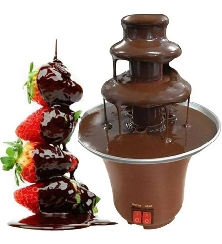 Mini Cascata De Chocolate Fondue Eletrica 110w Lançamento