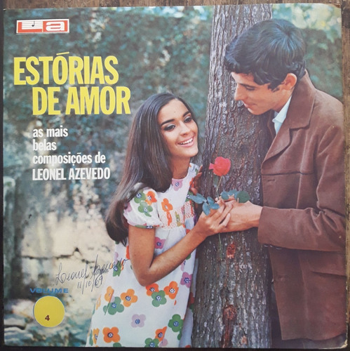 Lp Vinil (nm) Leonel Azevedo Estórias De Amor Vol 4 C/autogr