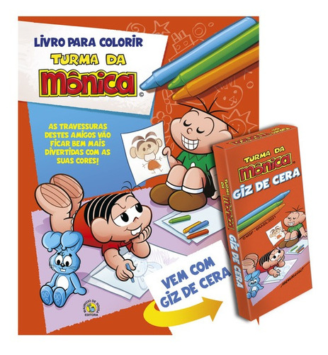 Turma Da Mônica Livro Para Colorir