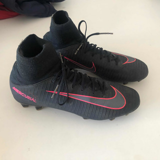 botines nike mercurial negro