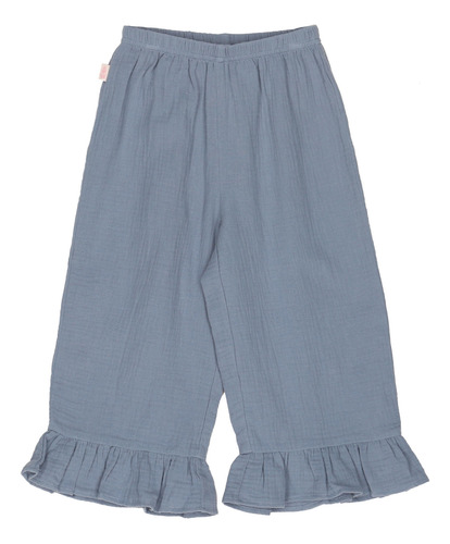 Pantalón Niña Amplio Celeste Hush Puppies