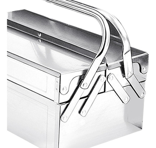 Caja De Almacenamiento De Herramientas, 460mm Doble Capa