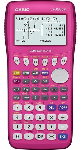 Casio Fx-9750gii Pink Calculadora Graficadora Científica