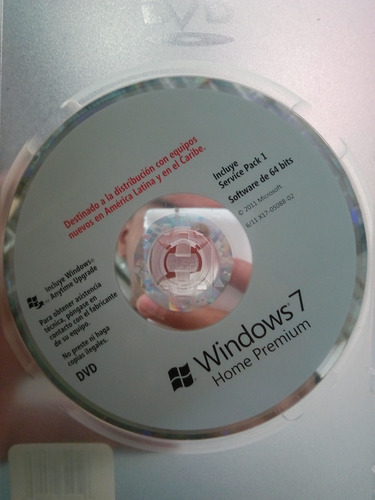 Disco De Sistema Operativo Windows 7 Home Premiun