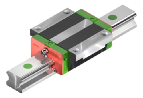 Guia Linear Hiwin - Bloco Qhw15cc-za-c - Sem Abas