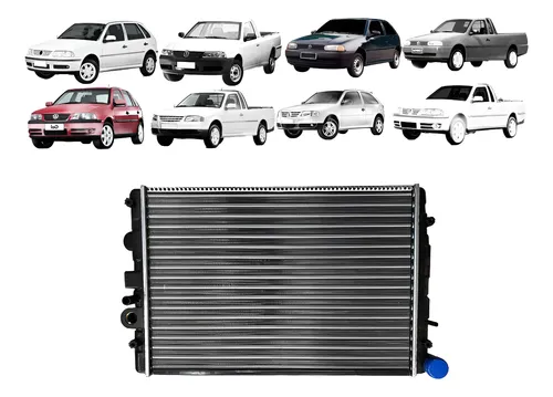 Radiador Gol 2004 2005 2006 2007 2008 2009 2010 Motor 1.6