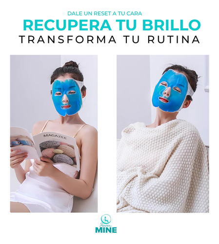 Mascarilla Gel Frío/caliente: Rejuvenece Y Relaja Tu Rostro Tipo De Piel Todas Las Pieles