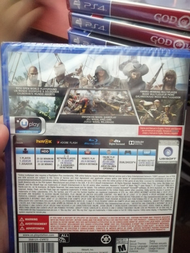 Imagen 3 de 3 de Assassins Creed 4 Black Flag - Ps4 Fisico Nuevo Y Sellado
