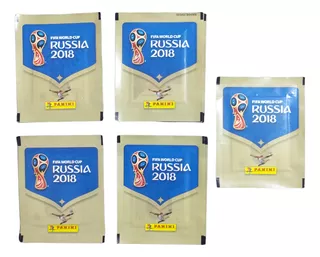 50 Sobres Estampas Mundial Rusia 2018 Panini(250 Estampas)