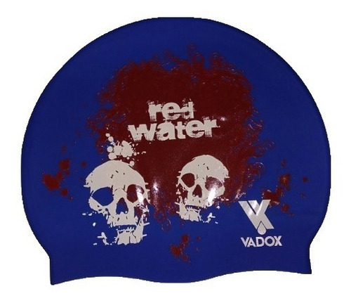 Gorra De Natación Vadox® Silicona Estampadas Adulto Color RED WATER