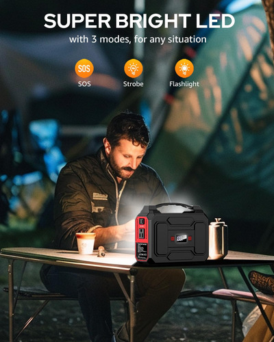Generador Solar Portátil 200 W 146 Wh 40 W Mmg