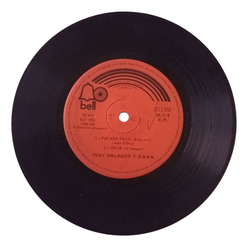 Vinilo Ep De Dawn - Ata Una Cinta Amarilla ( E103-s178 (Usado)