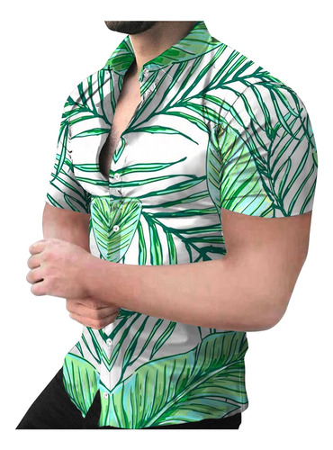 Camiseta C Para Hombre, Camisa Hawaiana De Playa, Camisa Boh