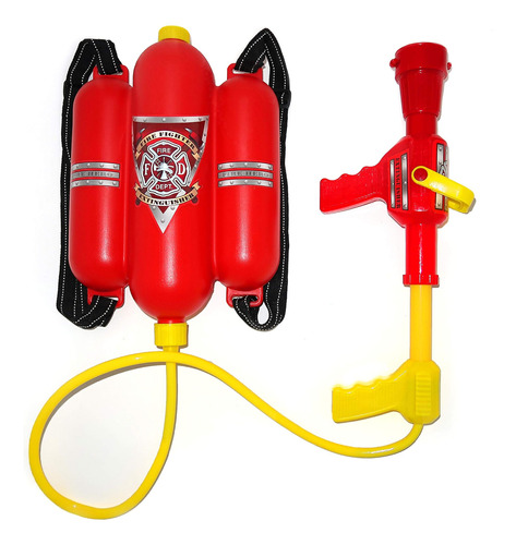 Mochila De Bombero Con Pistola De Agua Para Niños, Tanque Co