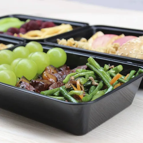 Enther 36oz Meal Prep Containers 20 Pack 3 Compartments W...