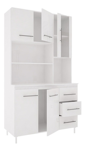 Aparador Modular Kit Cocina Organizador Microondas Premium