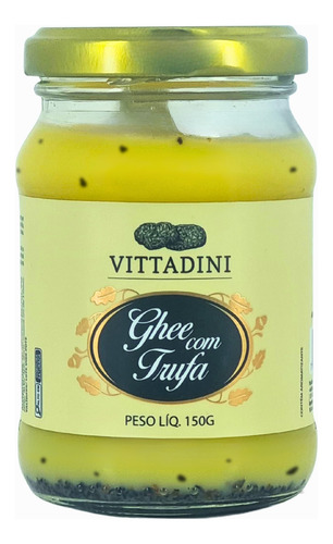 Manteiga Ghee Trufada Gourmet Trufas Brancas E Negras 150g