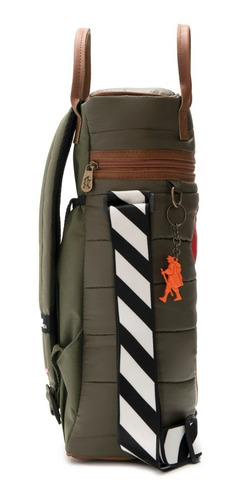 Imagen 3 de 8 de Mochila Matera Diamond Pop Militar